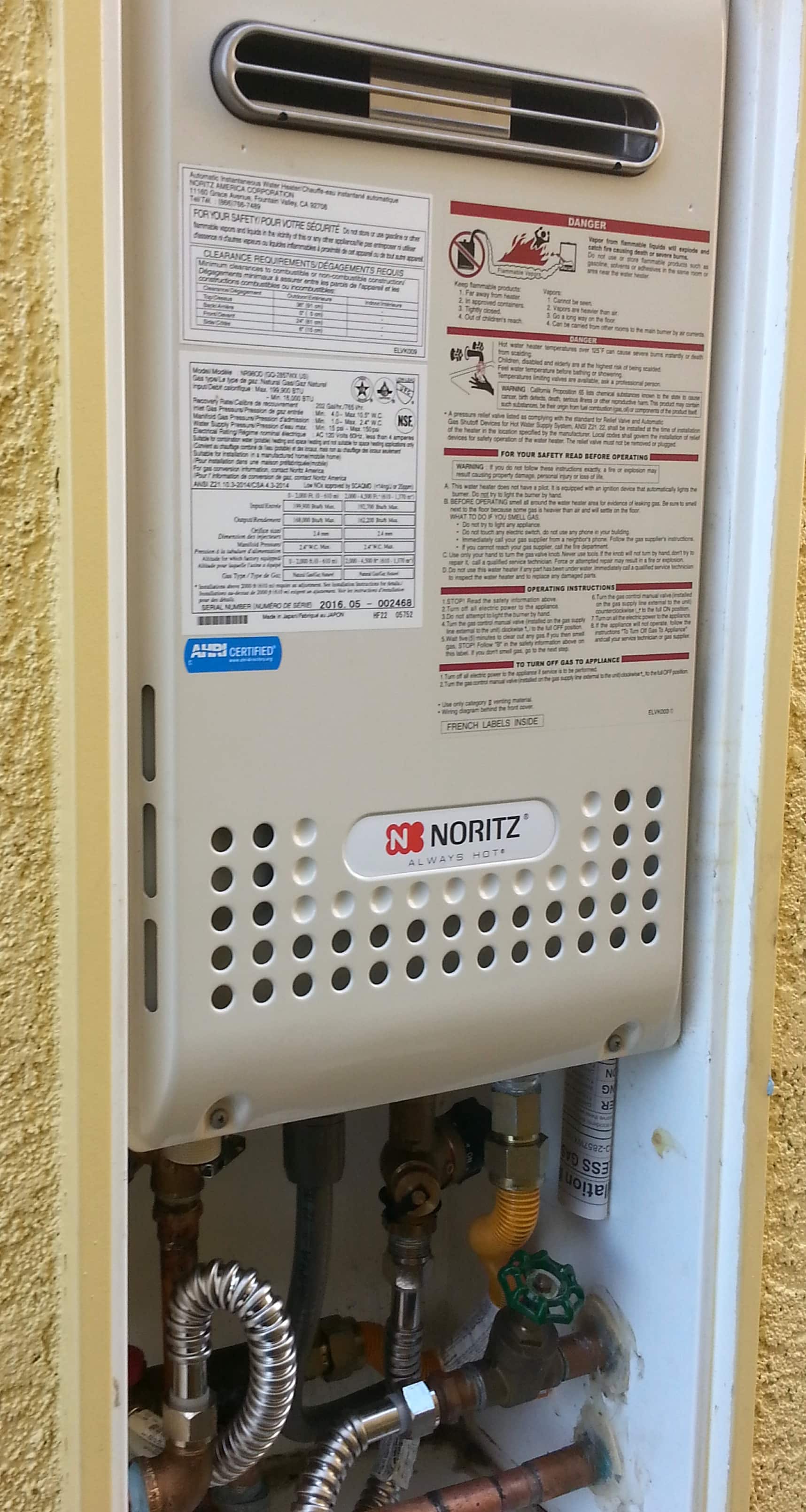 concord tankless water heater replacement upgrade