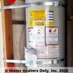 water heater earthquake strap for california code