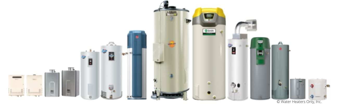 water heaters only buffet or products and options