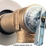 water heater temperature and relief valve in concord california
